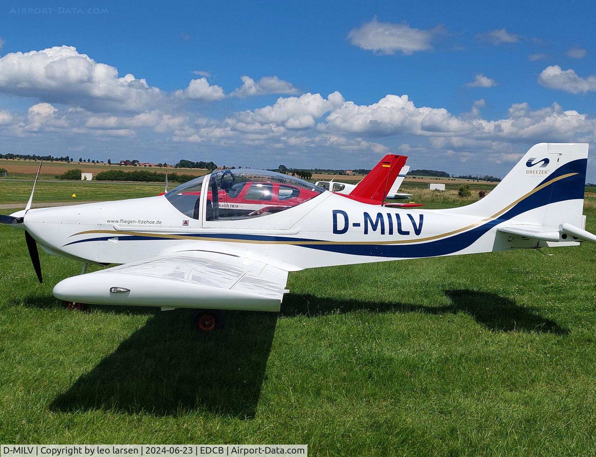 D-MILV, 2012 Breezer Aircraft gmbh Aero Style Breezer C/N 092, Ballenstedt 23.6.2024