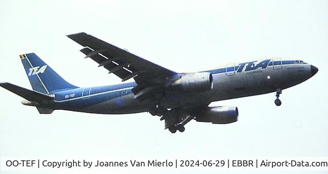 OO-TEF, 1973 Airbus A300B1 C/N 002, ex-slide