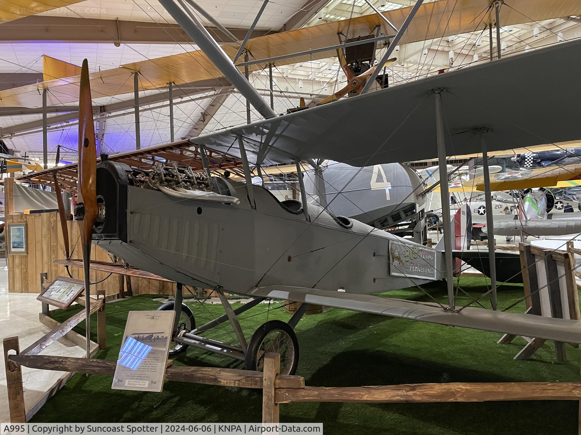 A995, 1918 Curtiss JN-4D Jenny C/N Not found A995, An JN-4A Jenny on display at the National Naval Aviation Museum