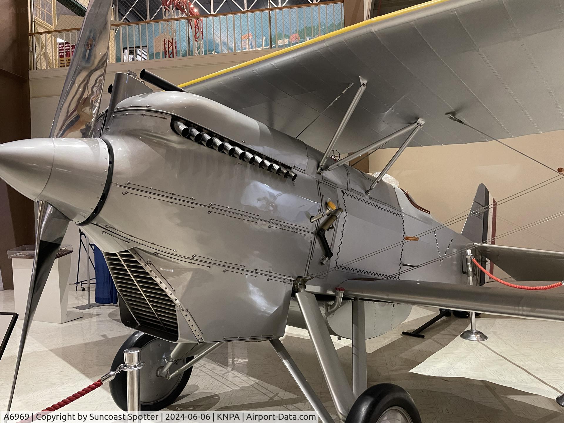 A6969, 1925 Curtiss F6C-1 Hawk C/N 60, An F6C Hawk sits on display at the National Naval Aviation Museum
