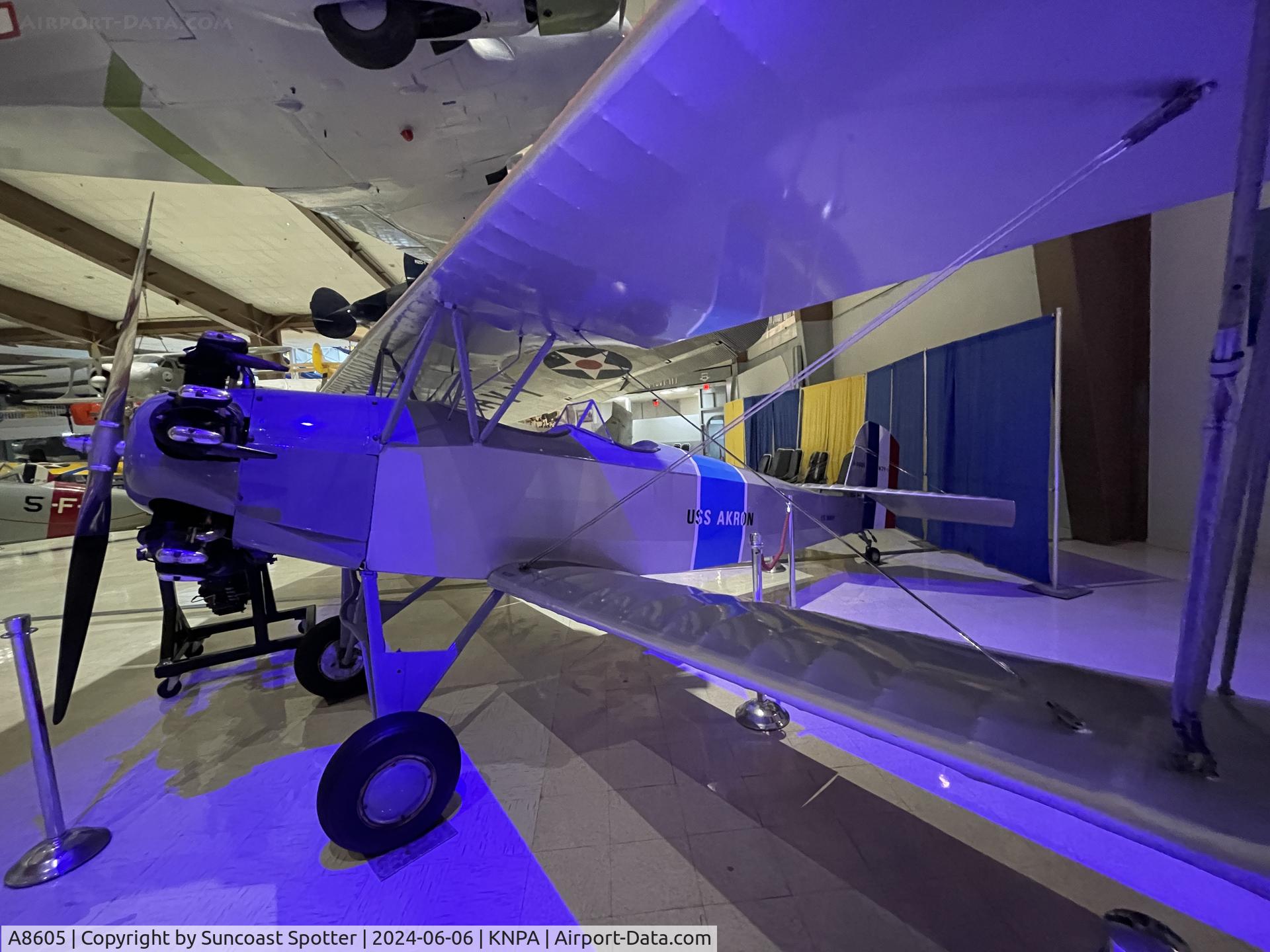 A8605, 1929 Consolidated N2Y-1 C/N Not found A8605, A US Navy N2Y from the USS Akron sits on display at the National Naval Aviation Museum