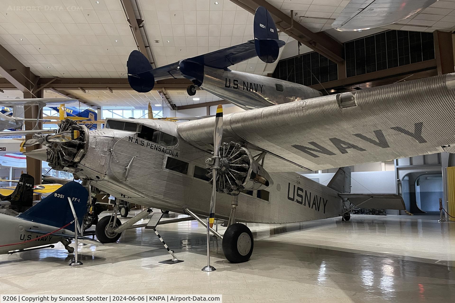 9206, Ford 4-AT-E Tri-Motor C/N 4-AT-46, A US Navy RR-5 Tri-Motor from Naval Air Station Pensacola sits on display at the National Naval Aviation Museum