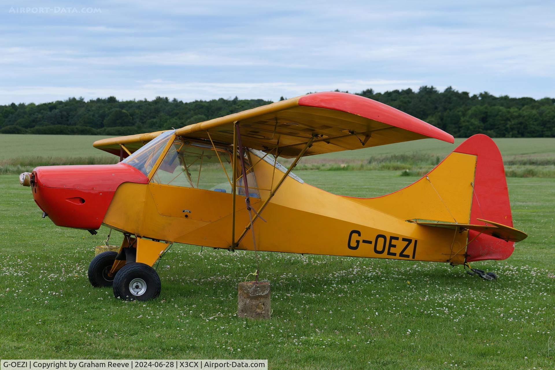 G-OEZI, 2003 Easy Raider J2.2(2) C/N BMAA/HB/216, Parked at Northrepps.