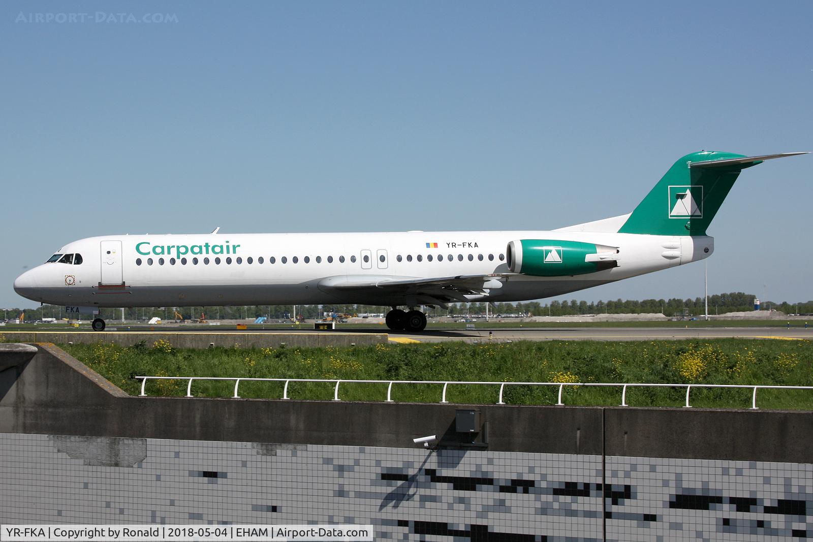 YR-FKA, 1991 Fokker 100 (F-28-0100) C/N 11340, at eham