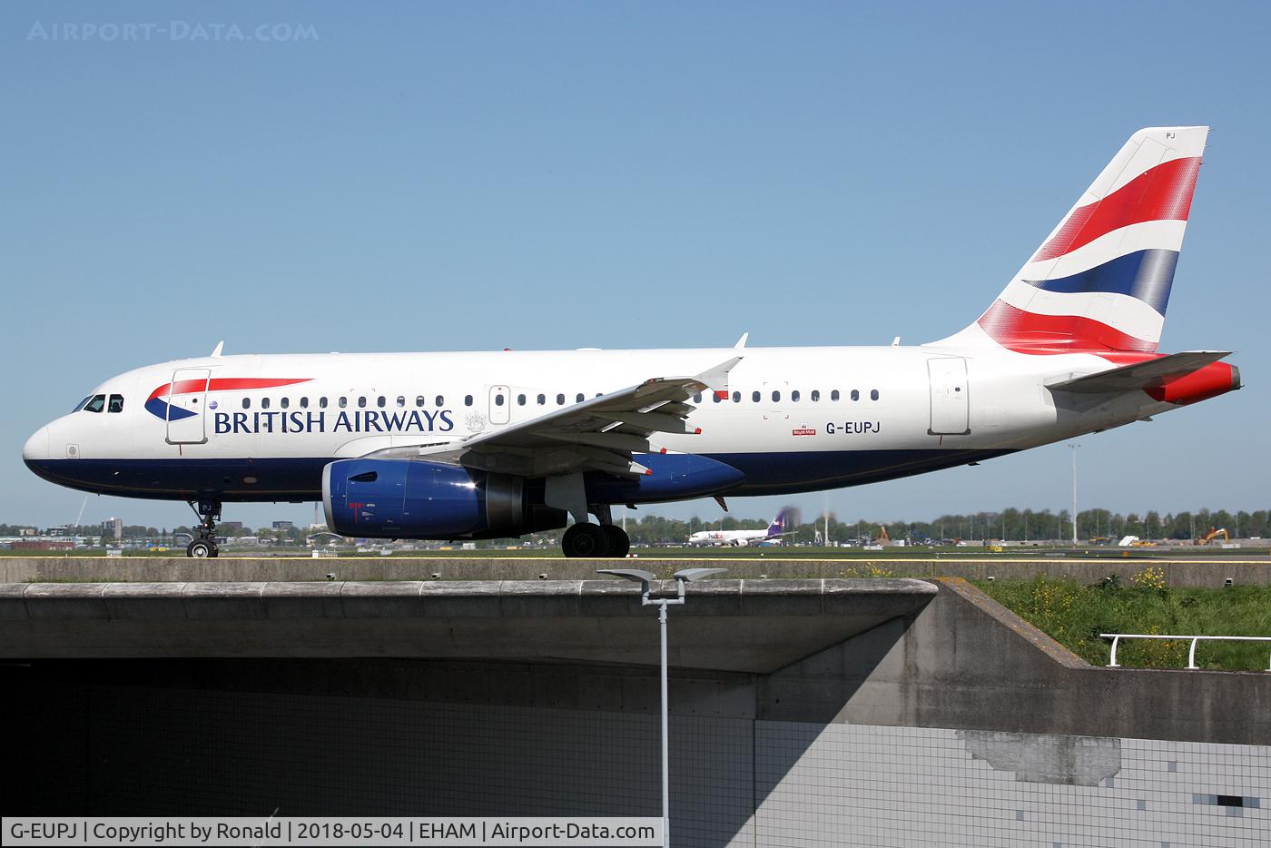 G-EUPJ, 2000 Airbus A319-131 C/N 1232, at eham