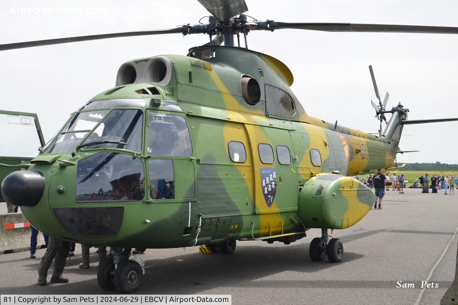81, IAR IAR-330L Puma C/N 136, At Chièvres Air Fest 2024.