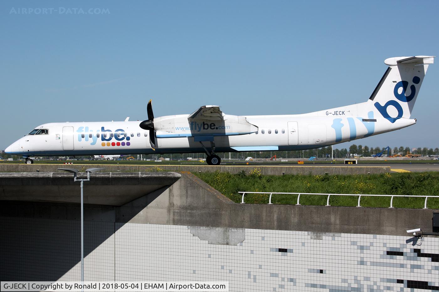 G-JECK, 2005 De Havilland Canada DHC-8-402Q Dash 8 C/N 4113, at eham