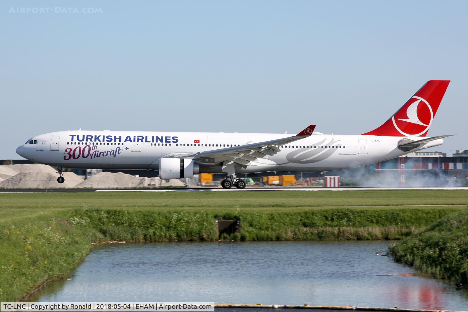 TC-LNC, 2015 Airbus A330-303 C/N 1696, at eham
