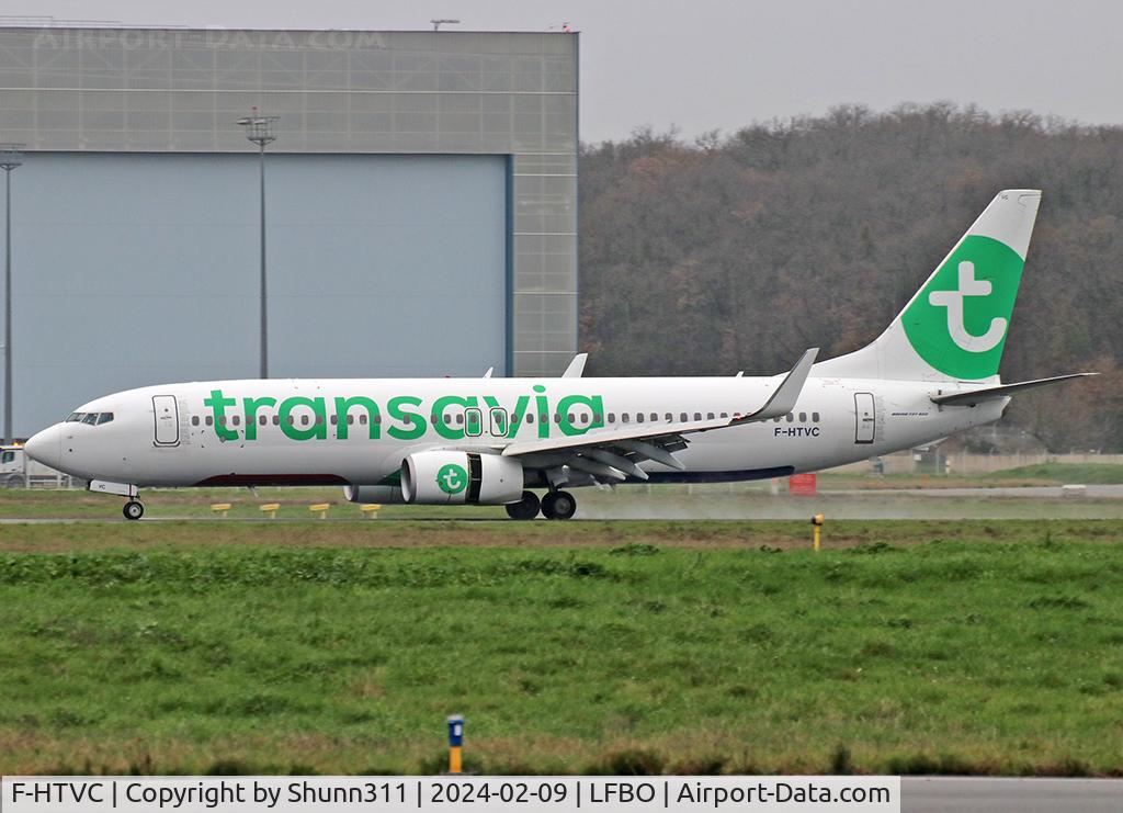 F-HTVC, 2016 Boeing 737-8K2 C/N 62150, Landing rwy 14R