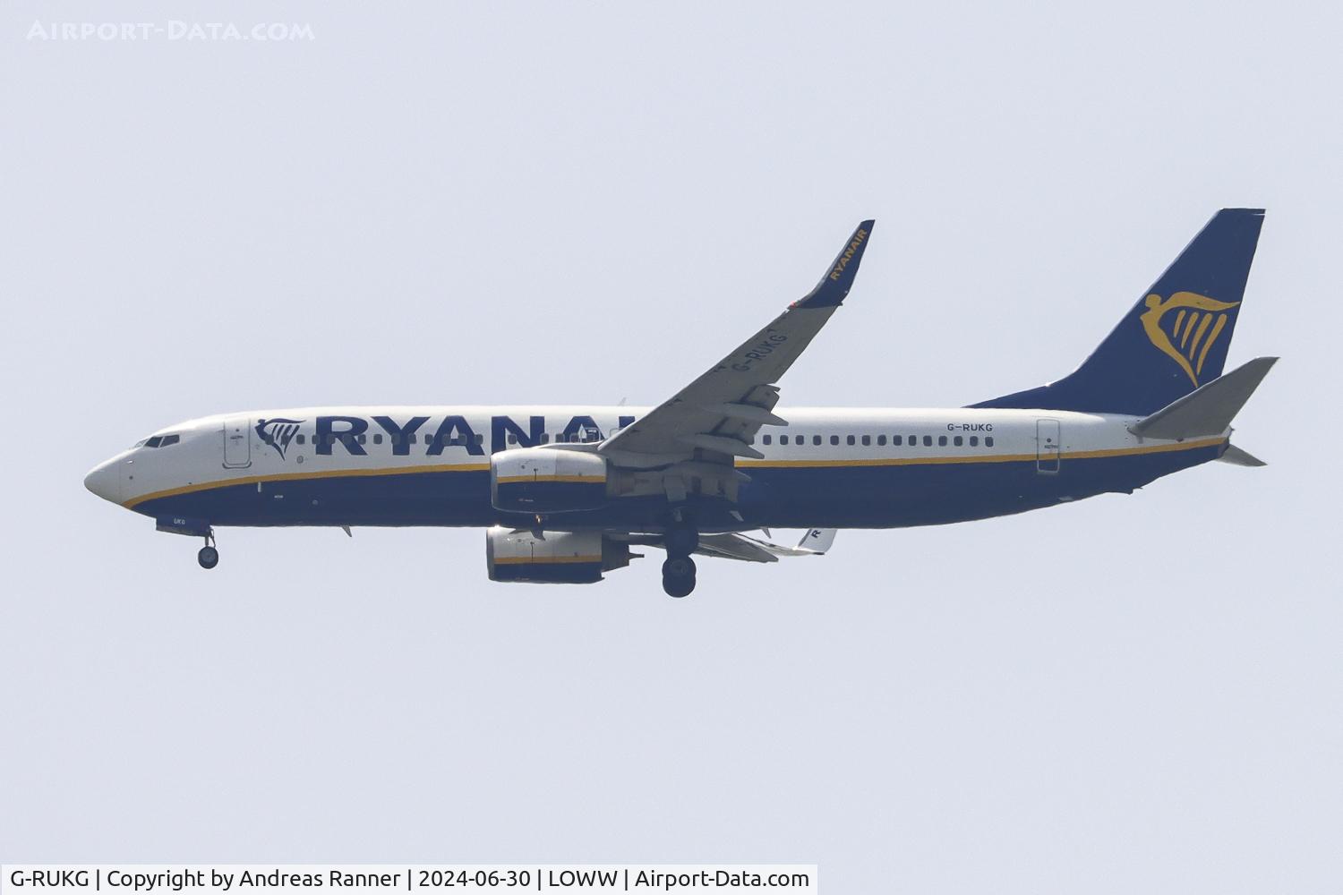 G-RUKG, 2008 Boeing 737-8AS C/N 36575, Ryanair UK Boeing 737