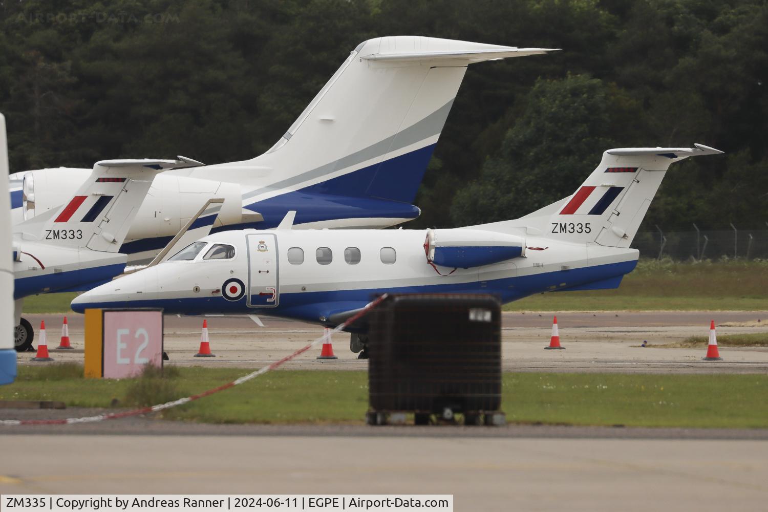 ZM335, 2017 Embraer EMB-500 Phenom 100 C/N 50000380, Royal Air Force EMB-500 Phenom