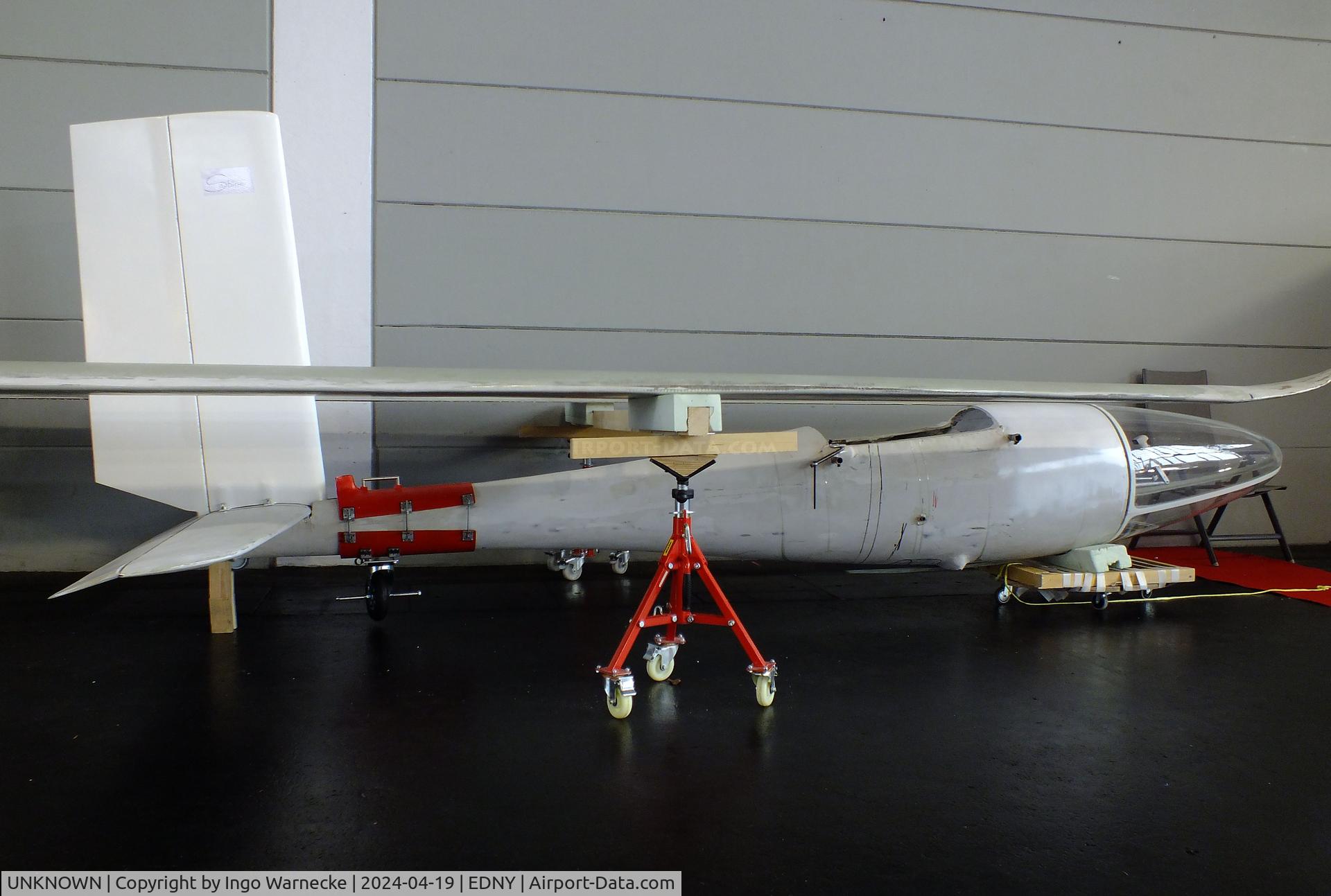 UNKNOWN, 2024 Arno Hoffmann Wabenflugzeugbau Spirit of Sabine C/N 01, Arno Hoffmann Wabenflugzeugbau Spirit of Sabine glider prototype (still incomplete, wings / tailplane dismounted) at the AERO 2024, Friedrichshafen