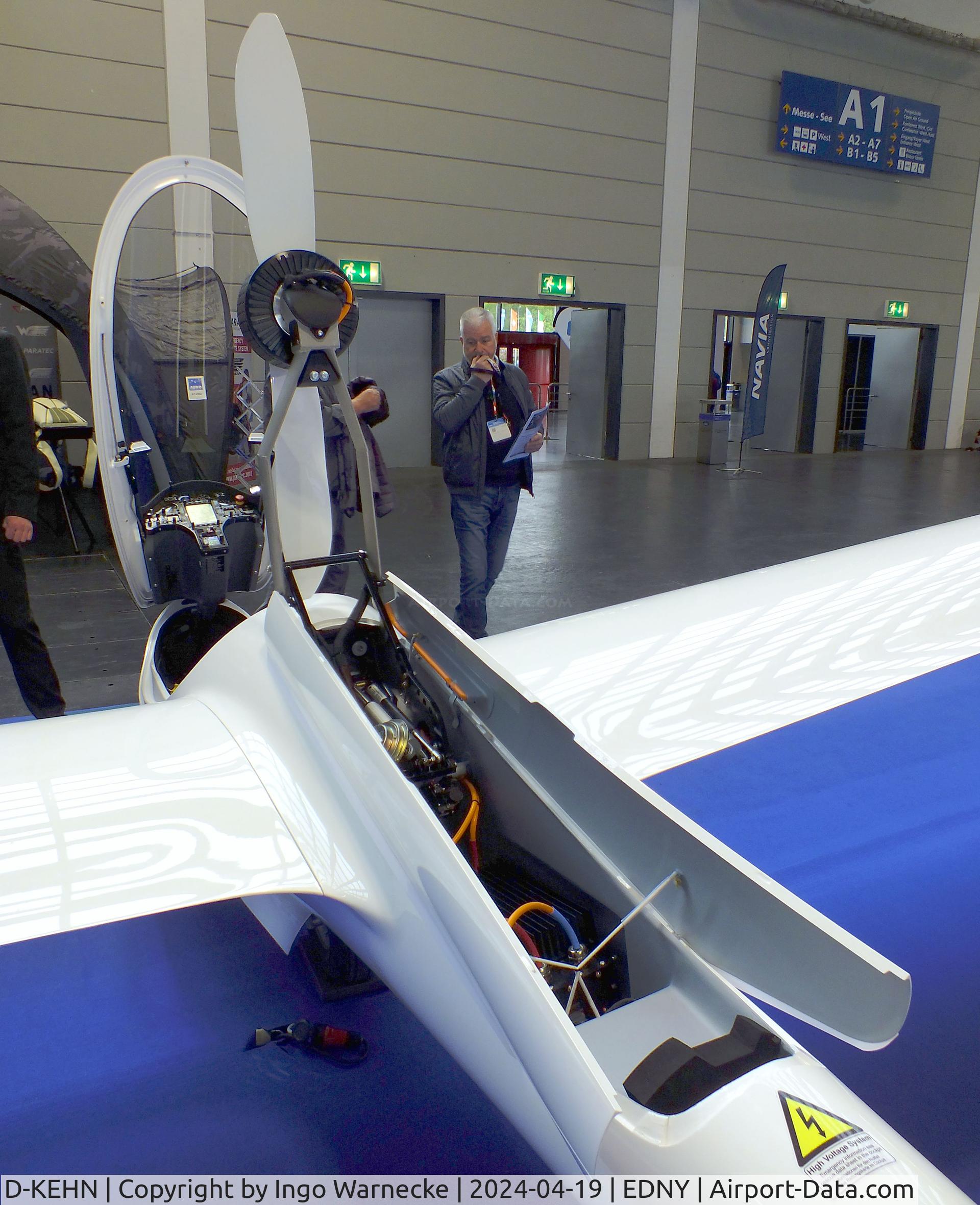 D-KEHN, Schleicher AS-34 Me C/N not found_D-KEHN, Schleicher AS-34 Me with electric motor at AERO 2024, Friedrichshafen