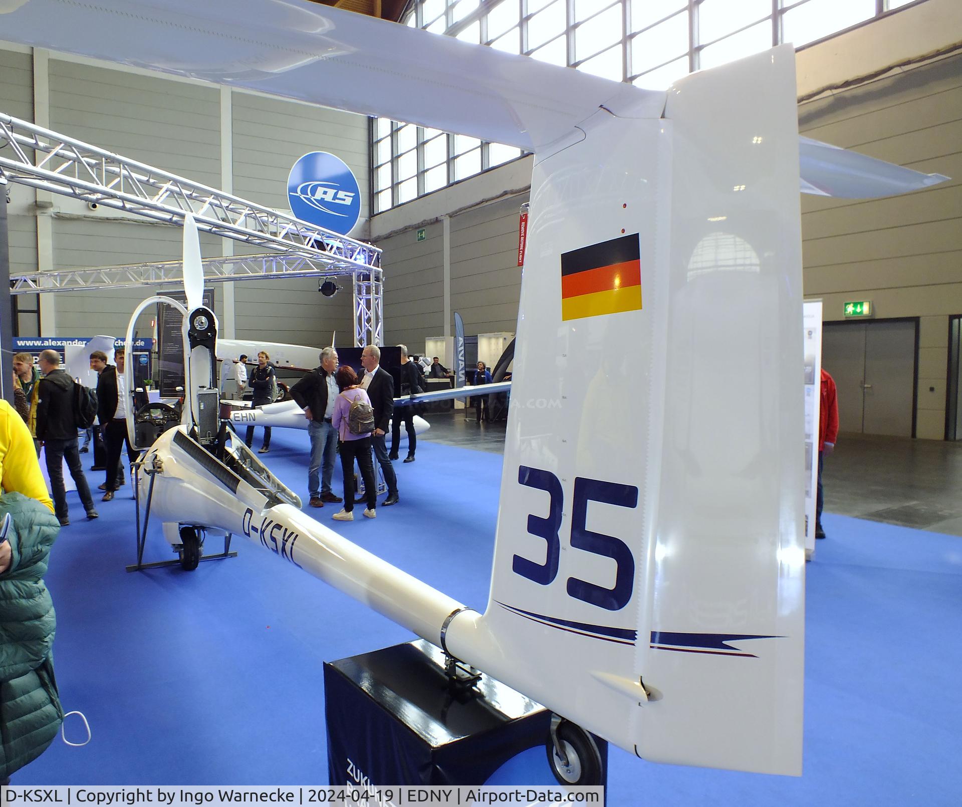 D-KSXL, 2024 Schleicher AS-35 Mi C/N not found_D-KSXL, Schleicher AS-35 Mi (wings dismounted) at AERO 2024, Friedrichshafen
