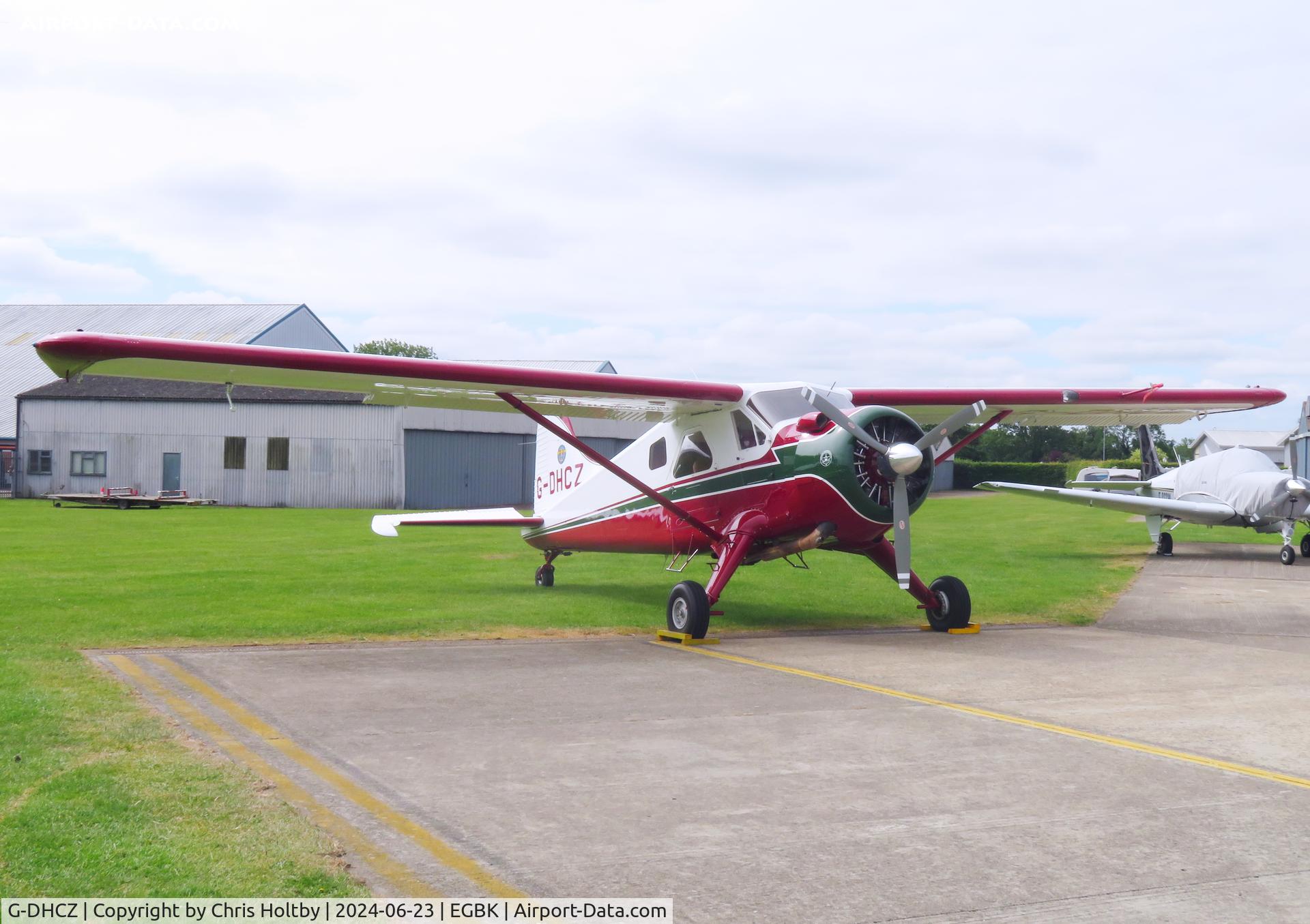 G-DHCZ, 1960 De Havilland Canada DHC-2 Beaver AL.1 C/N 1442, Parked at Sywell Aerodrome Northants.