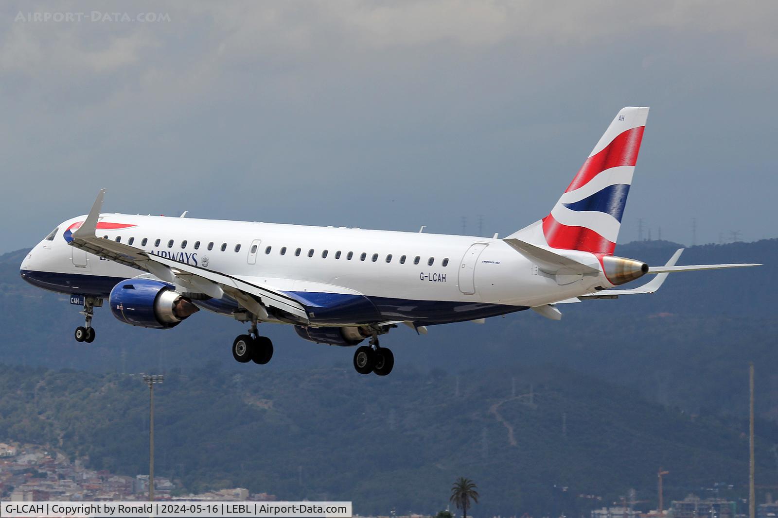 G-LCAH, 2012 Embraer 190LR (ERJ-190-100LR) C/N 19000564, at lebl