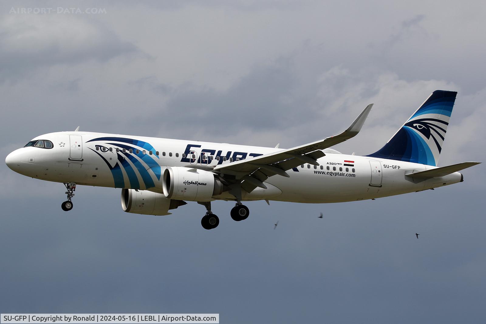 SU-GFP, 2020 Airbus A320-251N C/N 10064, at bcn