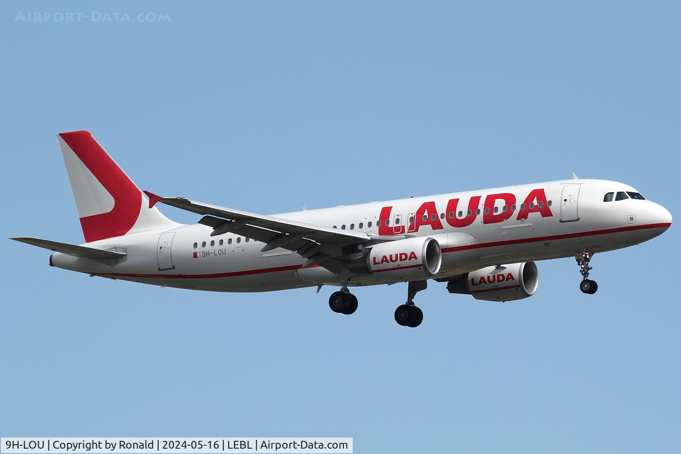 9H-LOU, 2007 Airbus A320-214 C/N 3132, at bcn