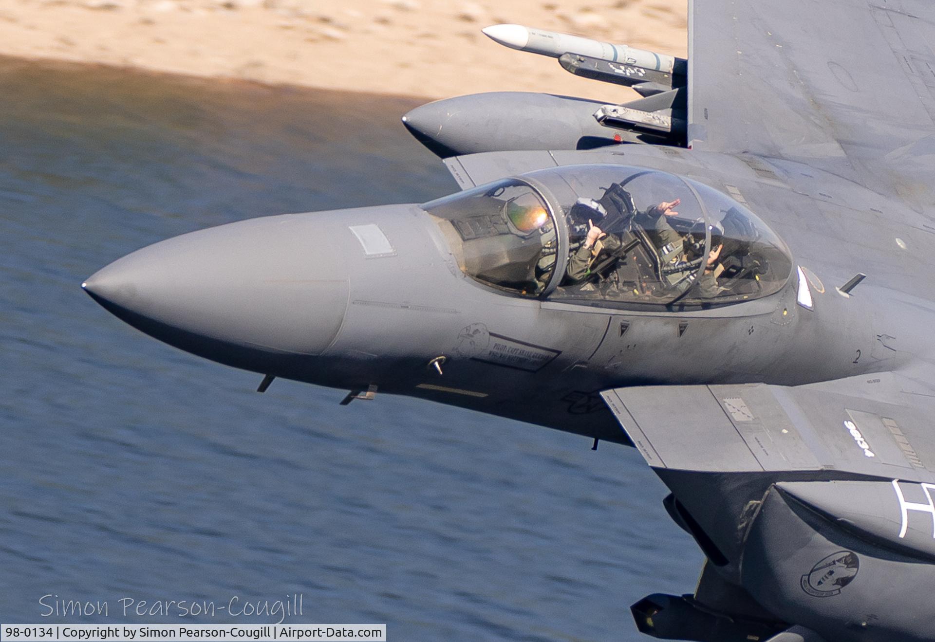 98-0134, 1998 McDonnell Douglas F-15E Strike Eagle C/N 1364/E225, LN134