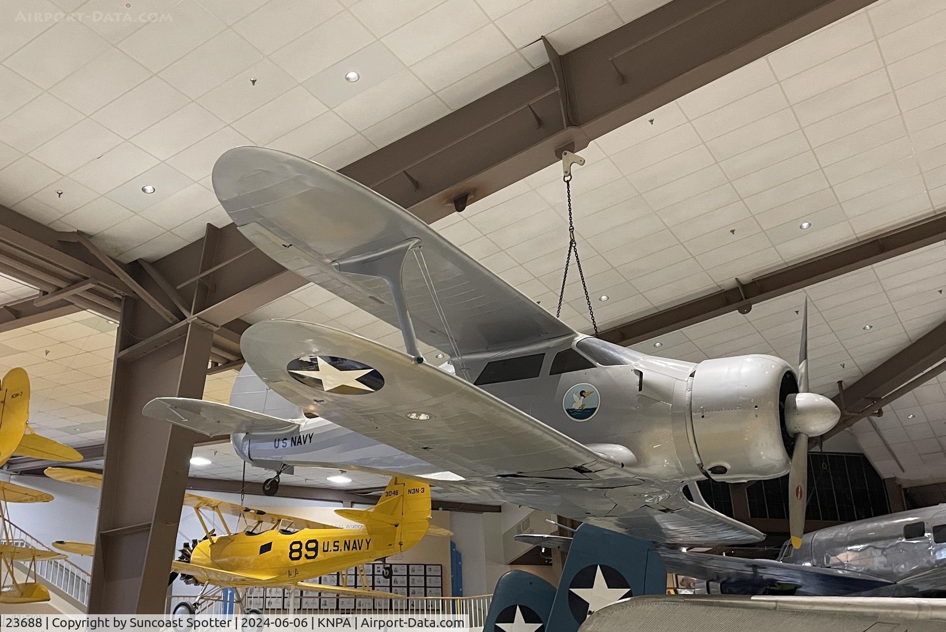 23688, 1944 Beech GB-2 Traveller (D17S) C/N 6700, A US Navy GB-2 Traveller from Naval Air Station Pensacola sits on display at the National Naval Aviation Museum