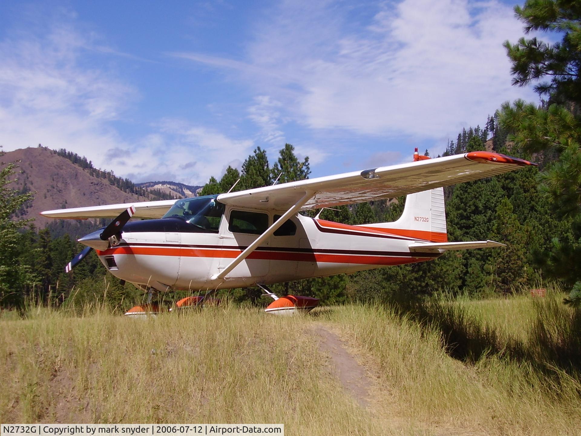N2732G, 1959 Cessna 182B Skylane C/N 52032, At Tieton State