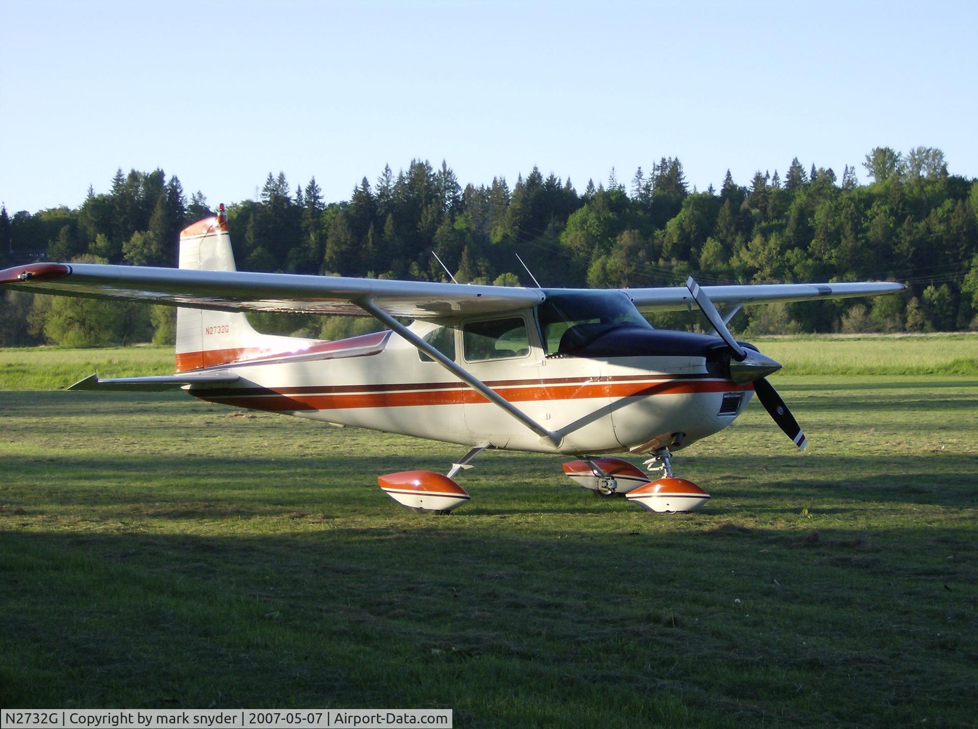 N2732G, 1959 Cessna 182B Skylane C/N 52032, At Daybreak in SW Washington