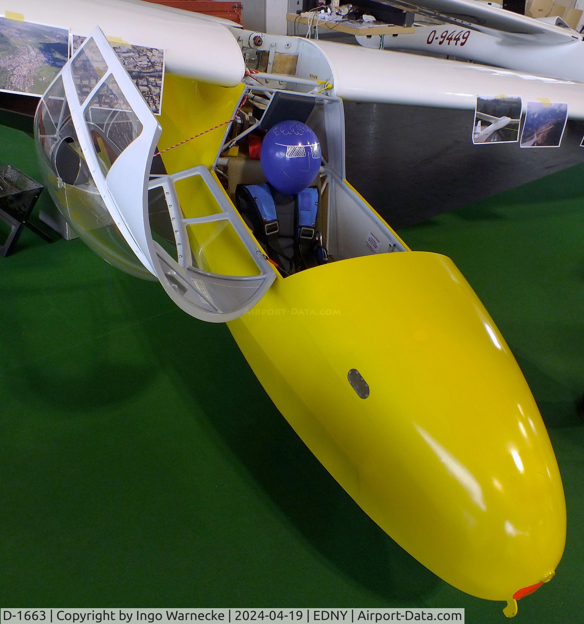 D-1663, Schleicher K-8B C/N 816, Schleicher K 8B at the AERO 2024, Friedrichshafen