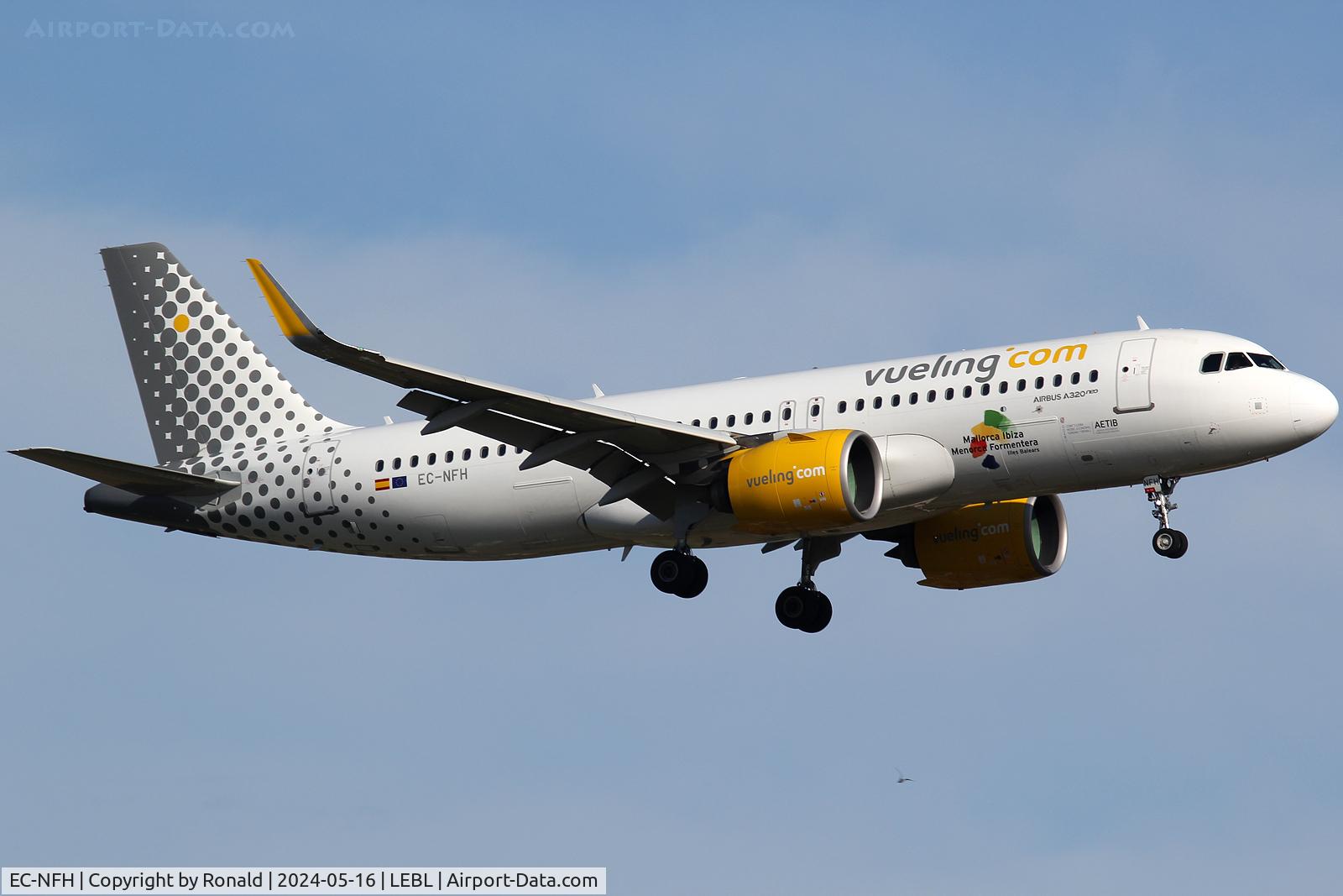 EC-NFH, 2019 Airbus A320-271N C/N 9078, at bcn