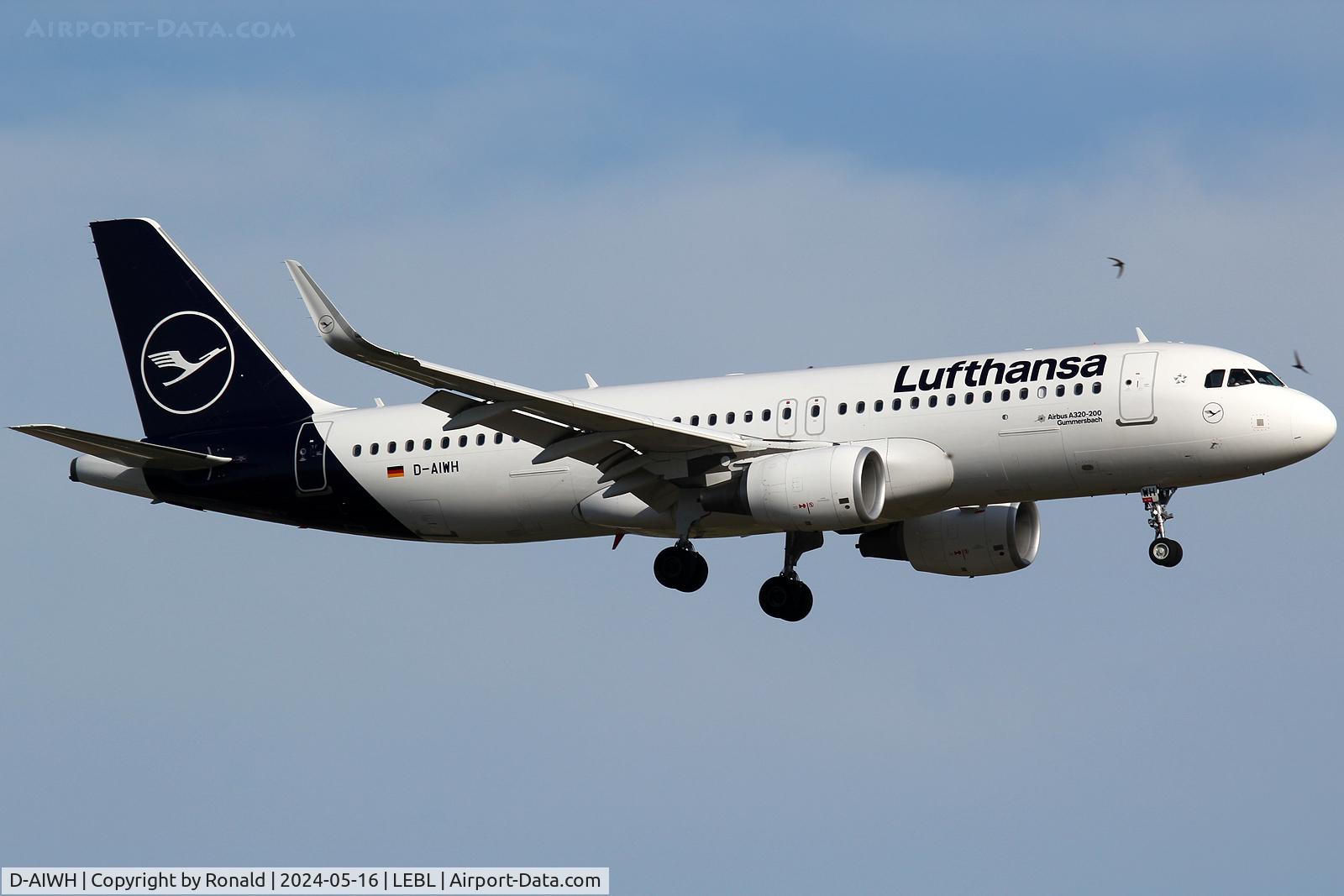 D-AIWH, 2019 Airbus A320-214 C/N 8911, at bcn
