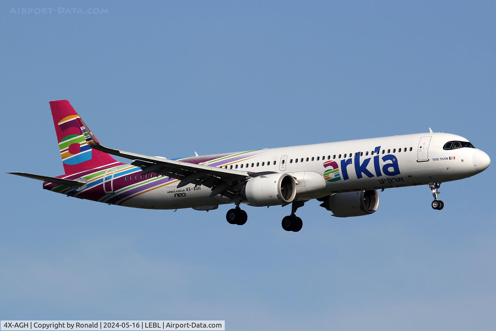 4X-AGH, 2018 Airbus A321-251N C/N 8517, at bcn