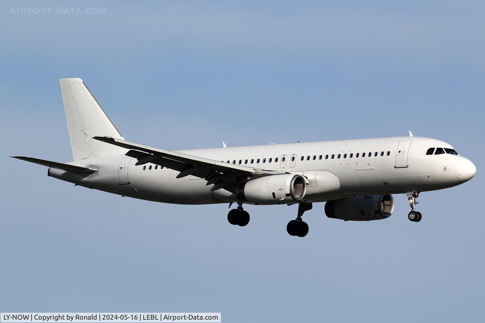 LY-NOW, 2010 Airbus A320-232 C/N 4328, at bcn
