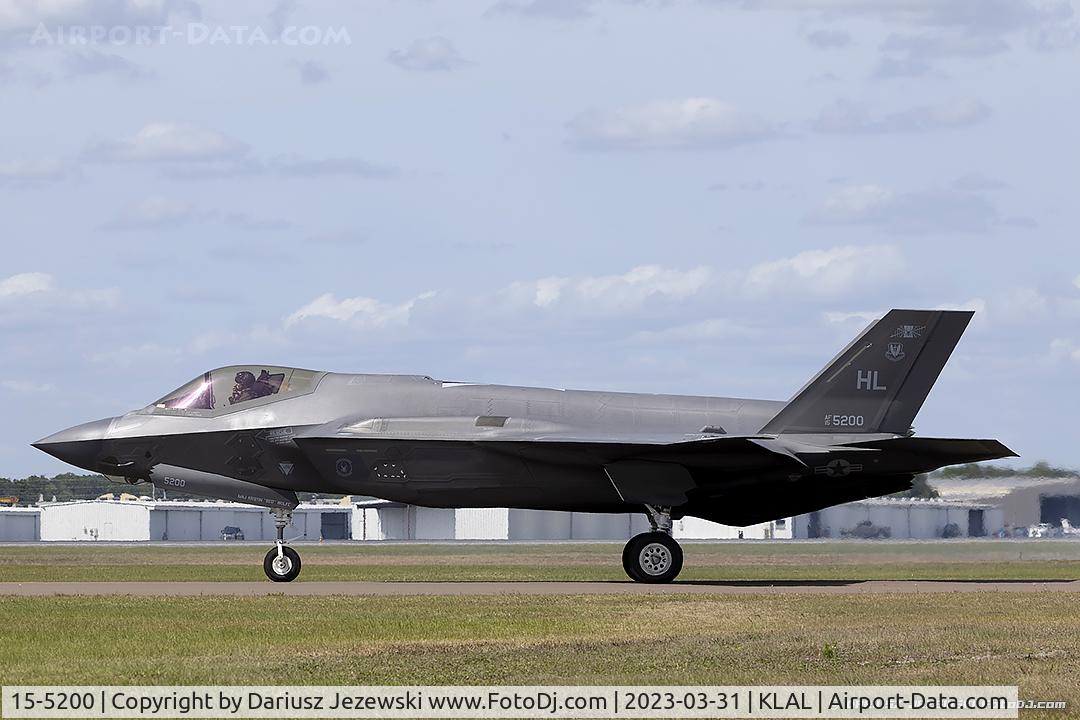 15-5200, 2015 Lockheed Martin F-35A Lightning II C/N AF-175, F-35A Lightning II 15-5200 HL from 421st FS 