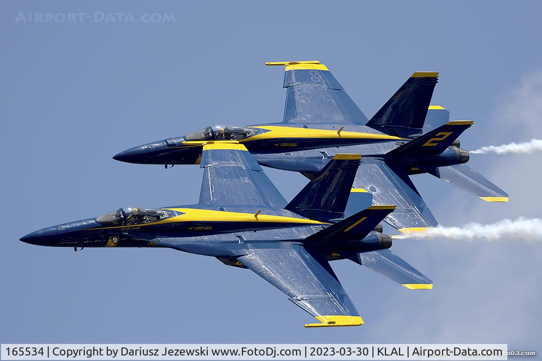 165534, Boeing F/A-18E Super Hornet C/N 1460/E007, F/A-18E Super Hornet 165534 C/N 1509 from Blue Angels Demo Team  NAS Pensacola, FL
