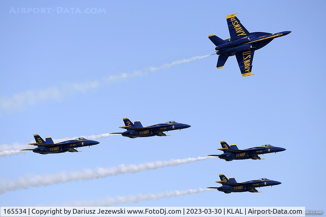 165534, Boeing F/A-18E Super Hornet C/N 1460/E007, F/A-18E Super Hornet 165534 C/N 1509 from Blue Angels Demo Team  NAS Pensacola, FL