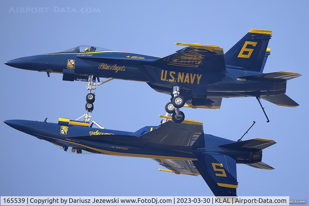 165539, Boeing F/A-18E Super Hornet C/N 1486/E012, F/A-18E Super Hornet 165539 C/N 1477 from Blue Angels Demo Team  NAS Pensacola, FL