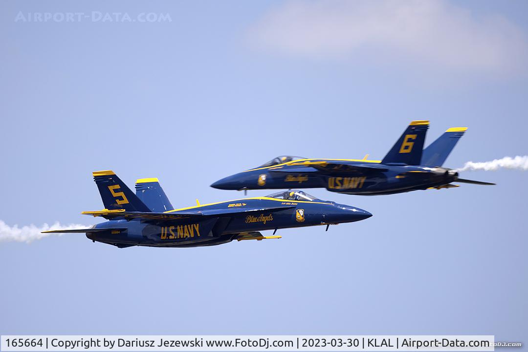 165664, Boeing F/A-18E Super Hornet C/N 1513/E018, F/A-18E Super Hornet 165664 C/N 1488 from Blue Angels Demo Team  NAS Pensacola, FL