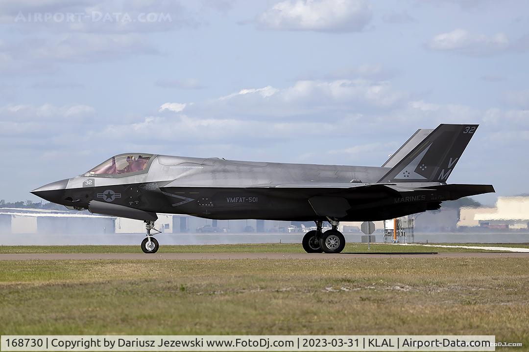 168730, 2013 Lockheed Martin F-35B Lightning II C/N BF-32, F-35B Lightning II 168730 VM-32 from VMFAT-501 