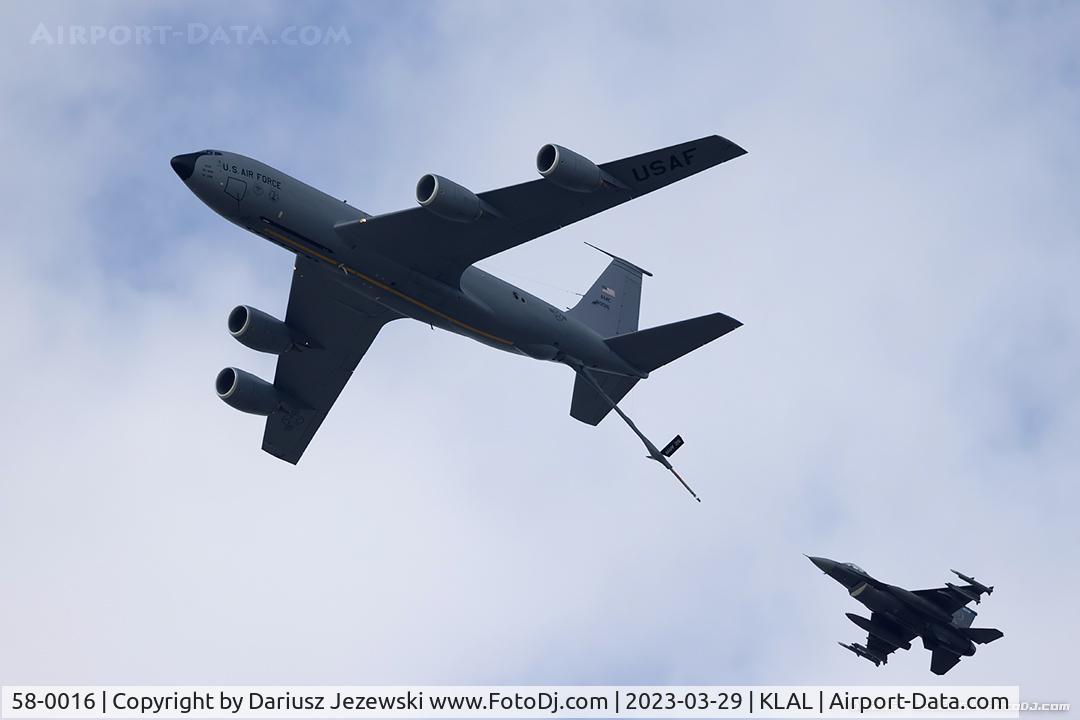 58-0016, 1958 Boeing KC-135R Stratotanker C/N 17761, KC-135E Stratotanker 58-0016  from  92nd ARW Fairchild AFB, WA
