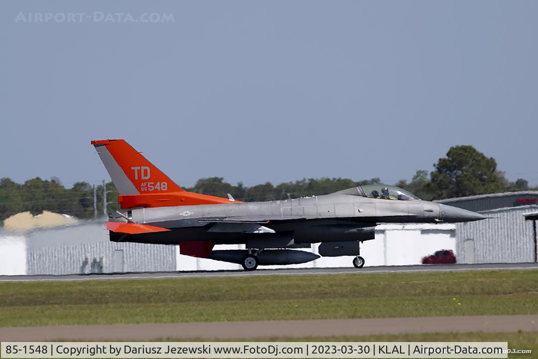 85-1548, 1985 General Dynamics QF-16C Fighting Falcon C/N 5C-290, QF-16C  FSAT 85-1548 TD from 82nd ATRS 53rd WG Tyndall AFB, FL