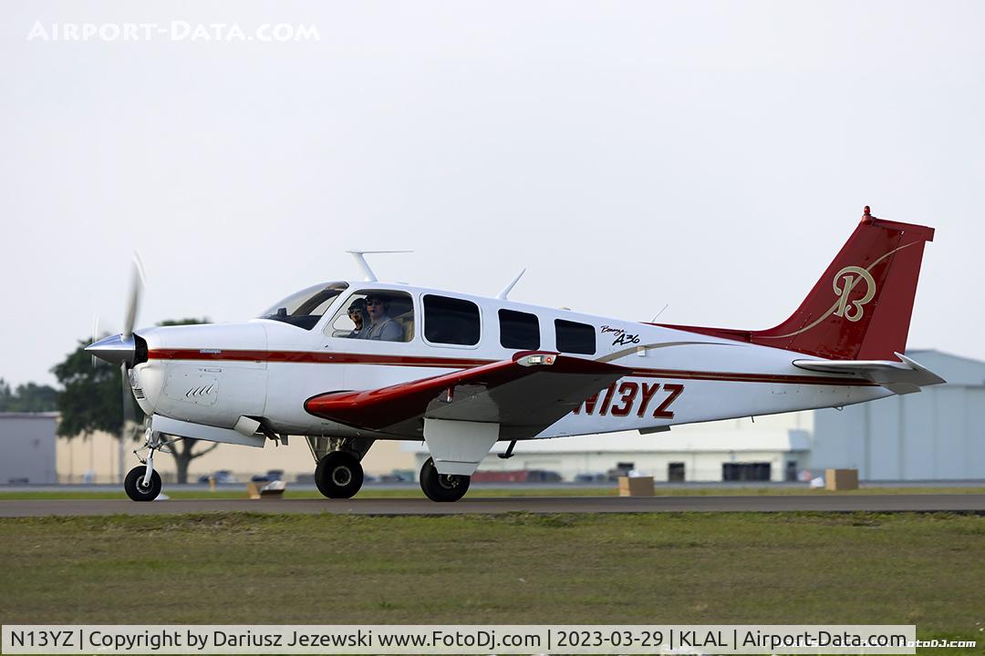 N13YZ, 1976 Beech A36 Bonanza 36 C/N E-859, Beech A36 Bonanza  C/N E-859, N13YZ