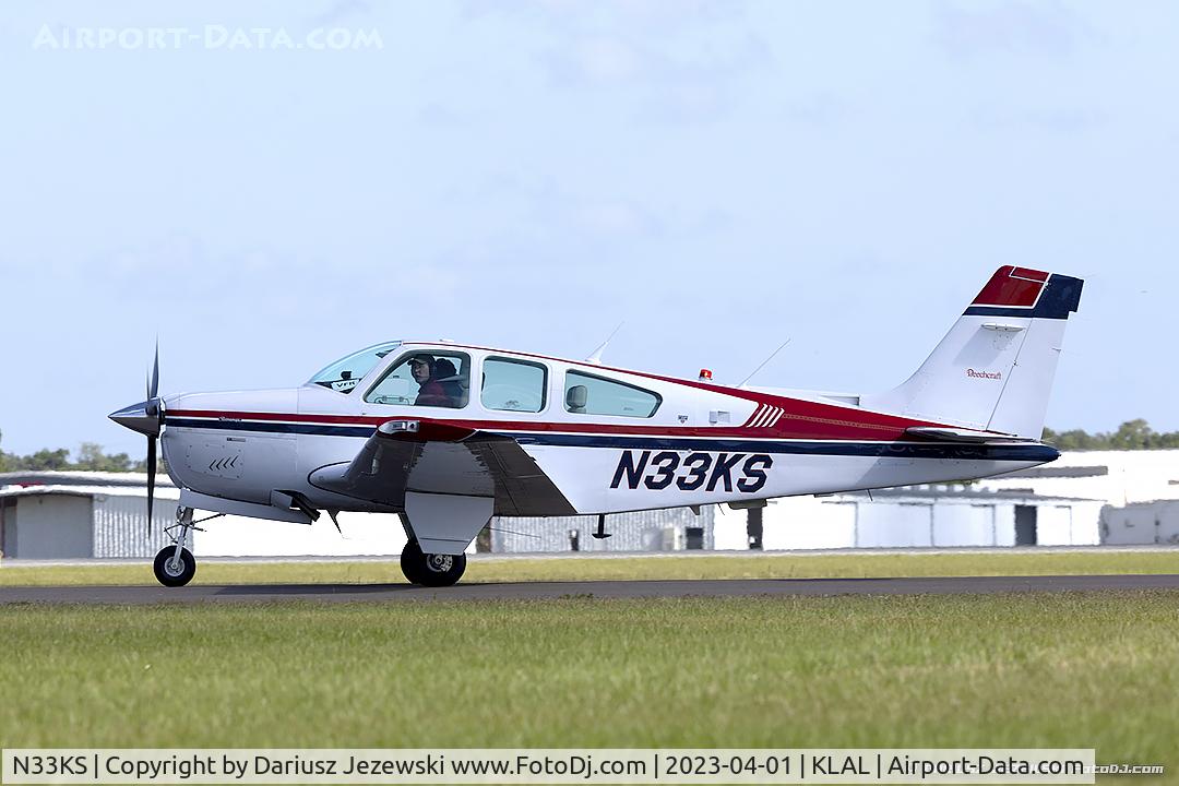 N33KS, 1987 Beech F33A Bonanza C/N CE-1142, Beech F33A Bonanza  C/N CE-1142, N33KS