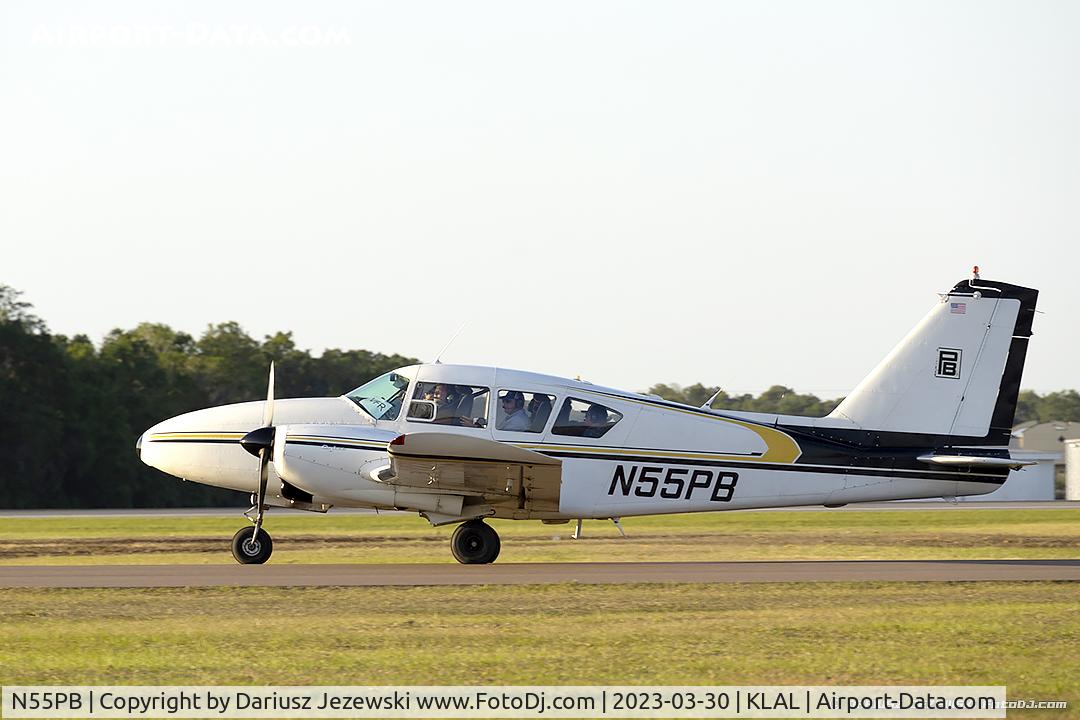 N55PB, 1962 Piper PA-23-250 C/N 27-2184, Piper PA-23-250 Apache  C/N 27-2184, N55PB