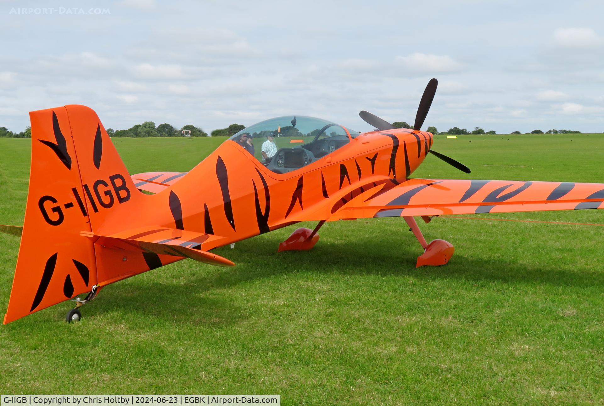 G-IIGB, 2022 Game Composites Gamebird GB1 C/N 0056, On the flightline at Sywell Airshow 2024