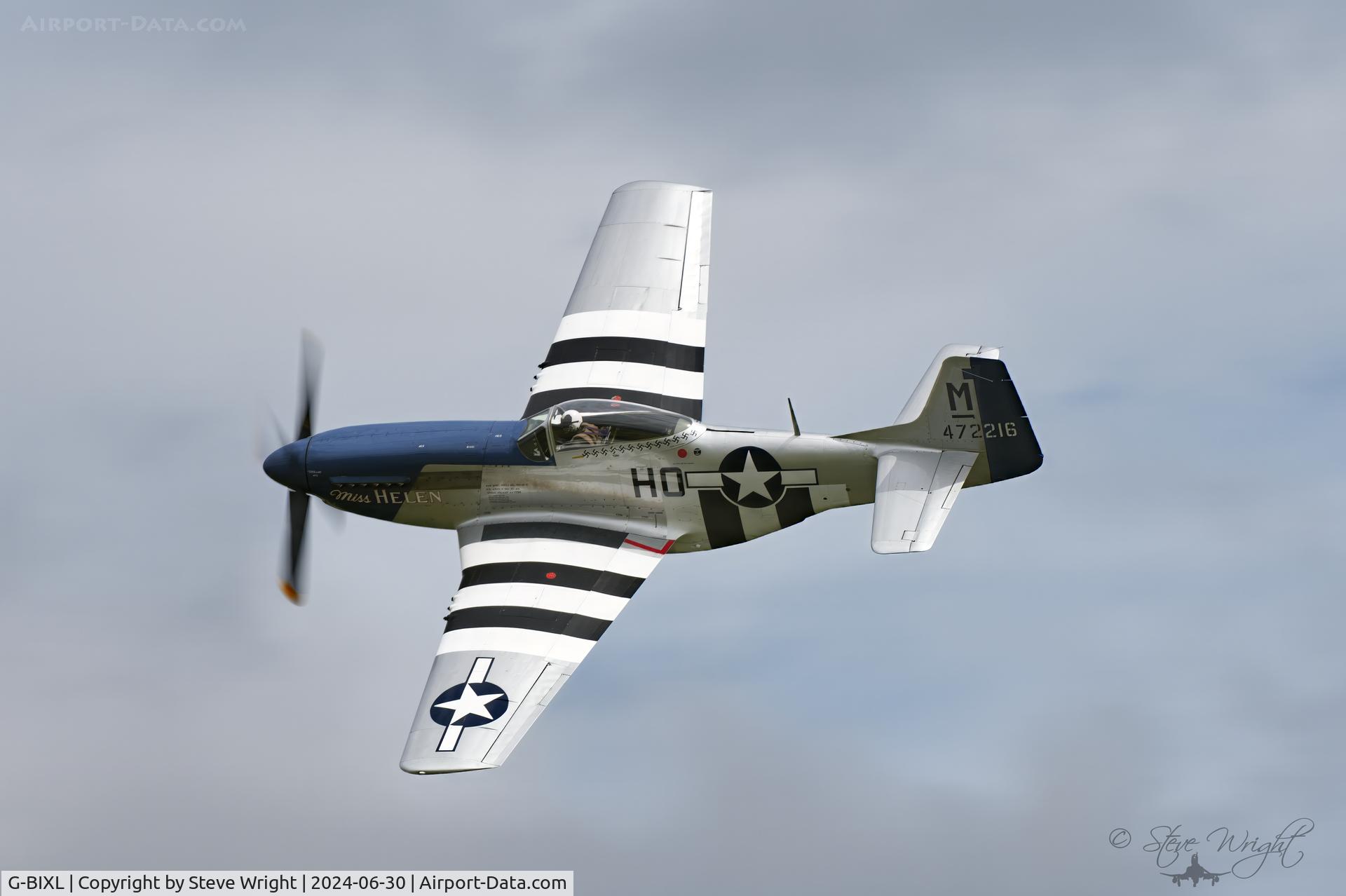 G-BIXL, 1944 North American P-51D Mustang C/N 122-38675, Shuttleworth Festival of Flight. Old Warden UK