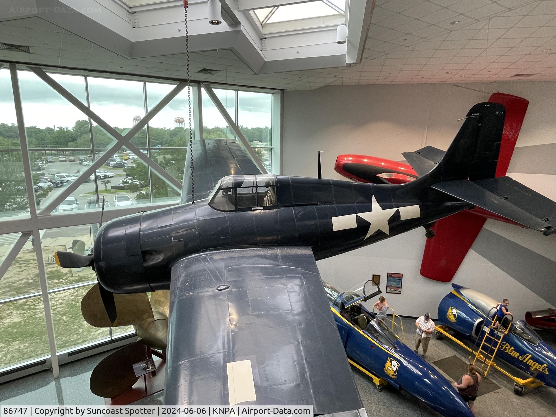 86747, General Motors (Grumman) FM-2 Wildcat C/N 5805, An US Navy FM Wildcat sits on display at the National Naval Aviation Museum