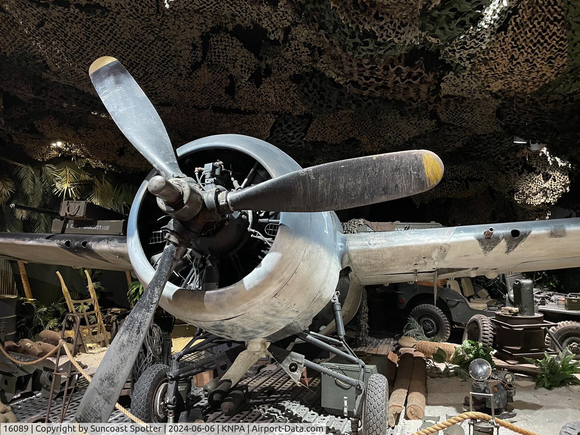 16089, General Motors (Grumman) FM-2 Wildcat C/N 1288, An US Navy FM Wildcat sits on display at the National Naval Aviation Museum