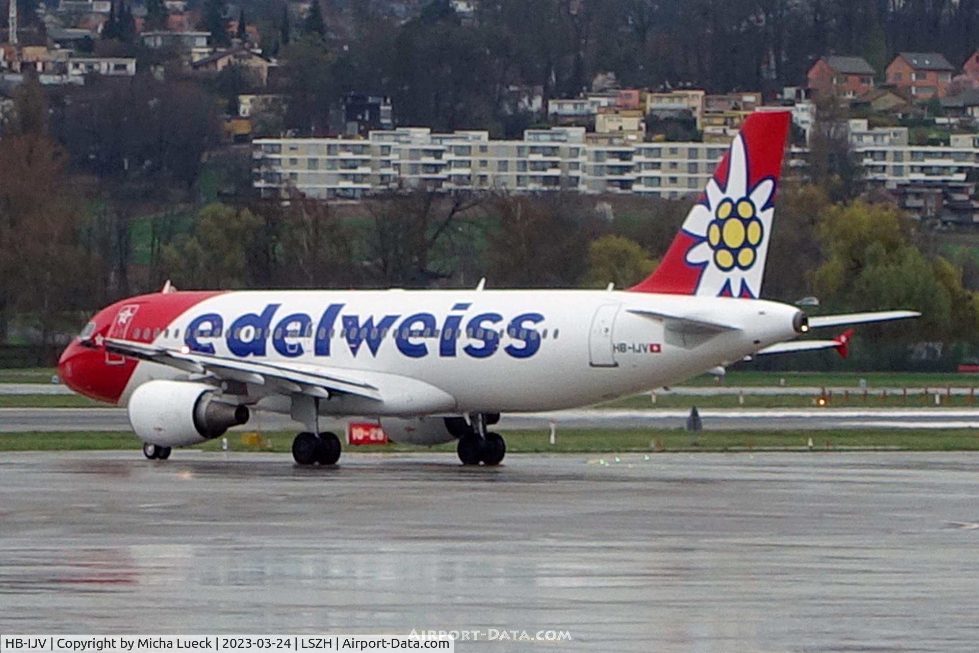 HB-IJV, 2003 Airbus A320-214 C/N 2024, At Zurich Kloten