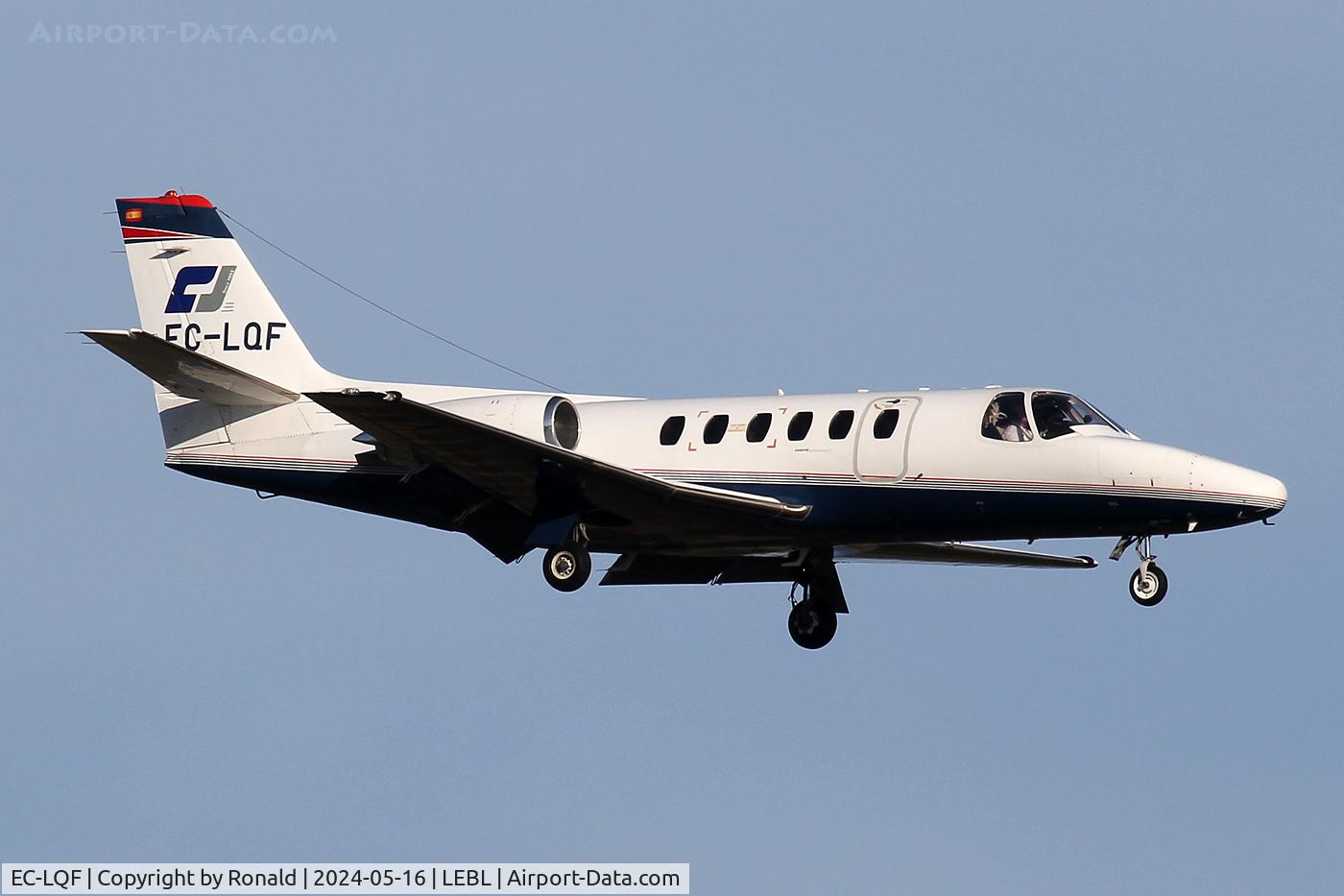EC-LQF, 1984 Cessna S550 Citation IIS C/N S550-0007, at bcn