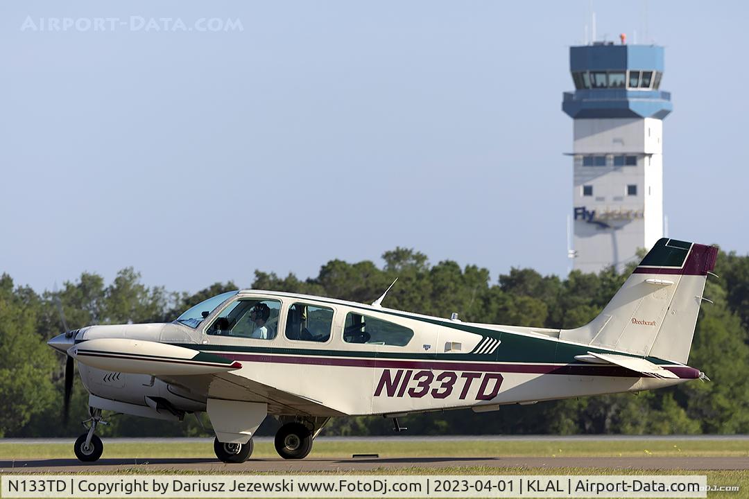 N133TD, 1990 Beech F33A Bonanza C/N CE-1548, Beech F33A Bonanza  C/N CE-1548, N133TD