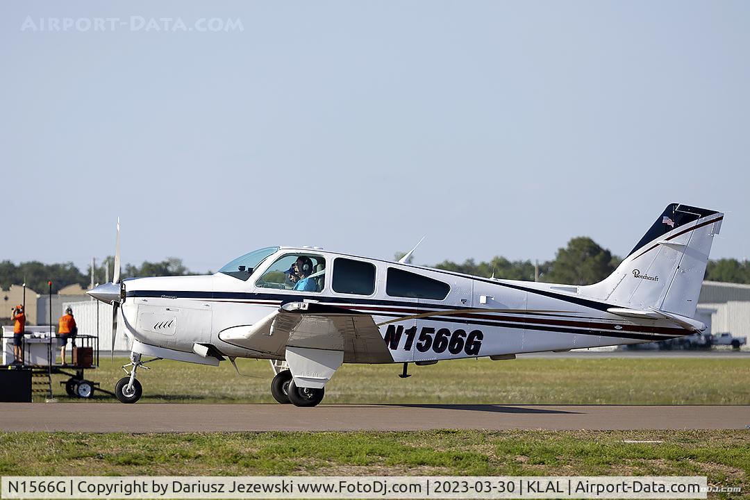 N1566G, 1989 Beech F33A Bonanza C/N CE-1346, Beech F33A Bonanza  C/N CE-1346, N1566G